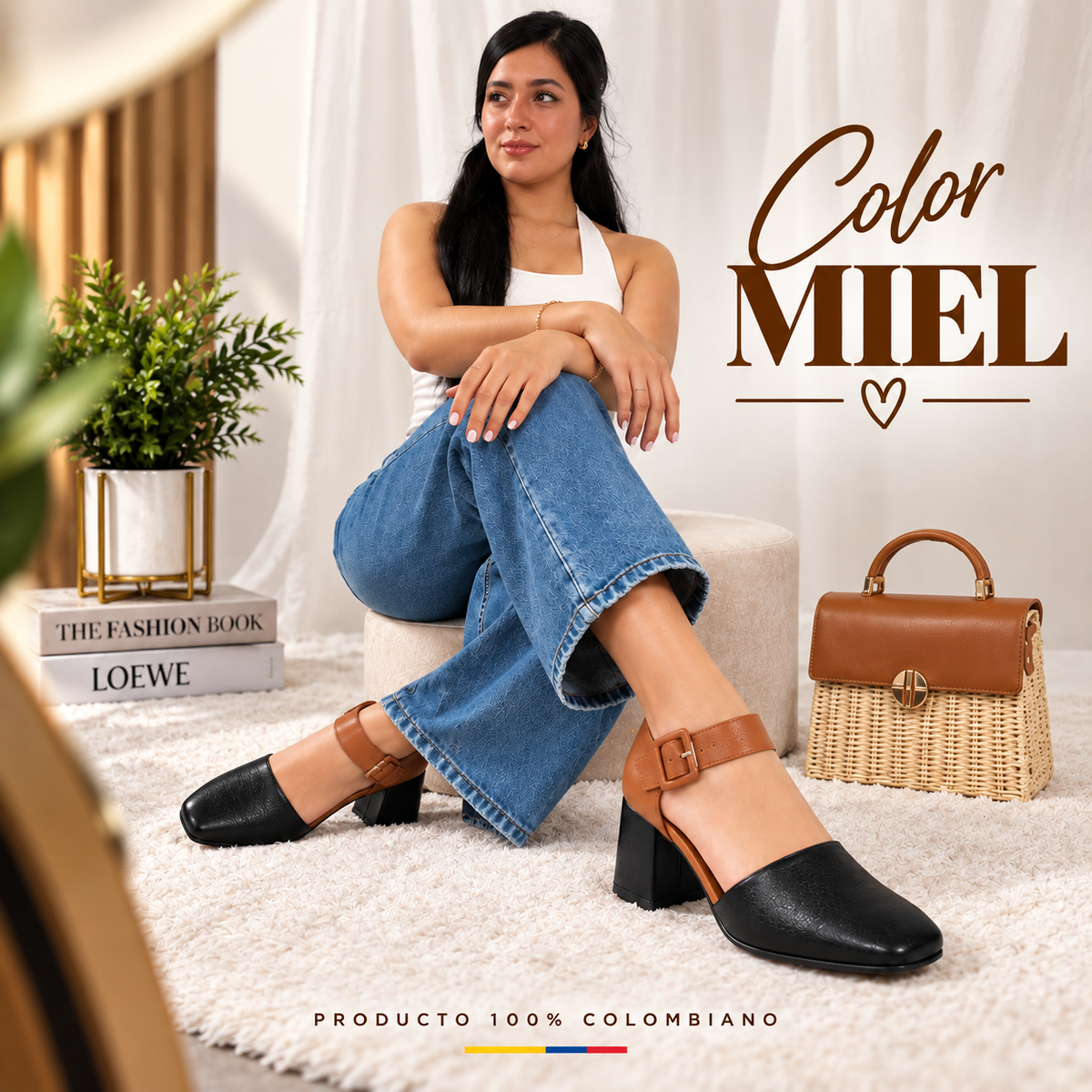 👡TACON CARMEN🍒 zapatilla 5cm altura📐diseño exclusivo💅